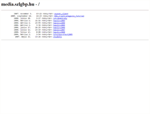 Tablet Screenshot of media.szlgbp.hu